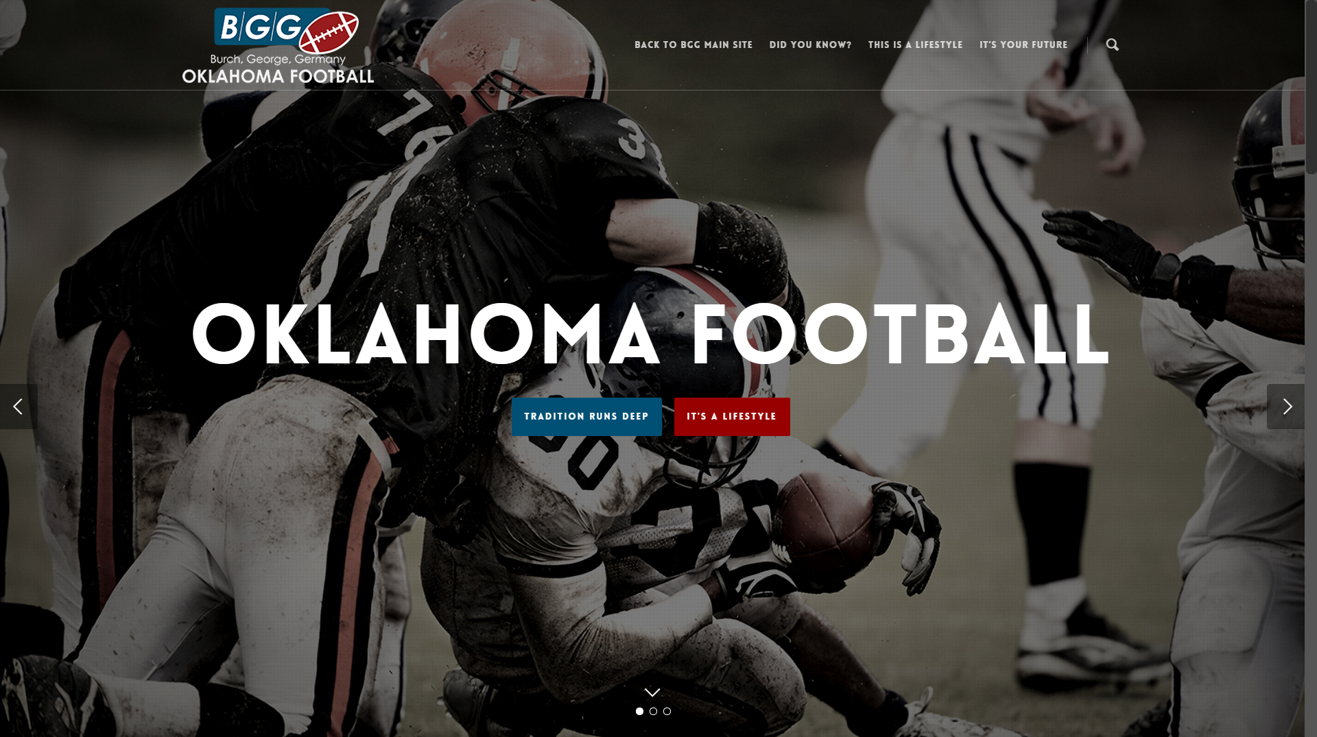 Oklahoma Football website