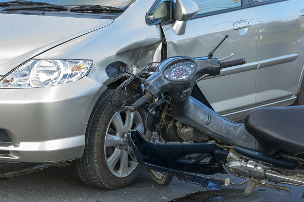 Motorcyclists Suffer Most in Car Collisions