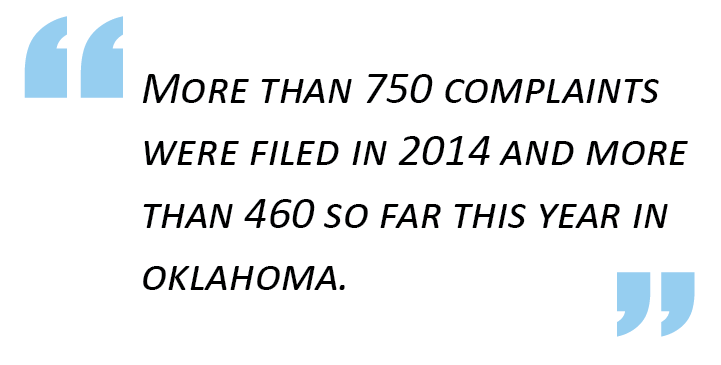 More than 750 complaints were filed in 2014 and more than 460 so far this year.